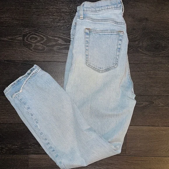Abercrombie & Fitch the Dad rise Light Wash Straight Leg Jeans curvy love - Picture 4 of 10